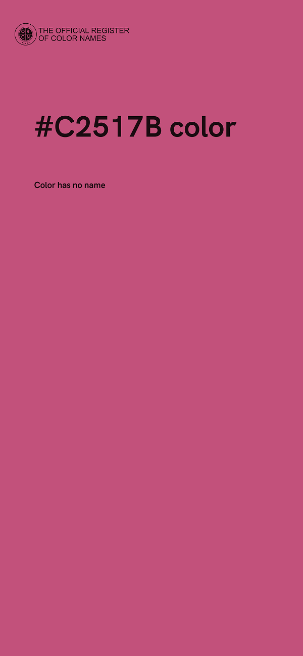 #C2517B color image