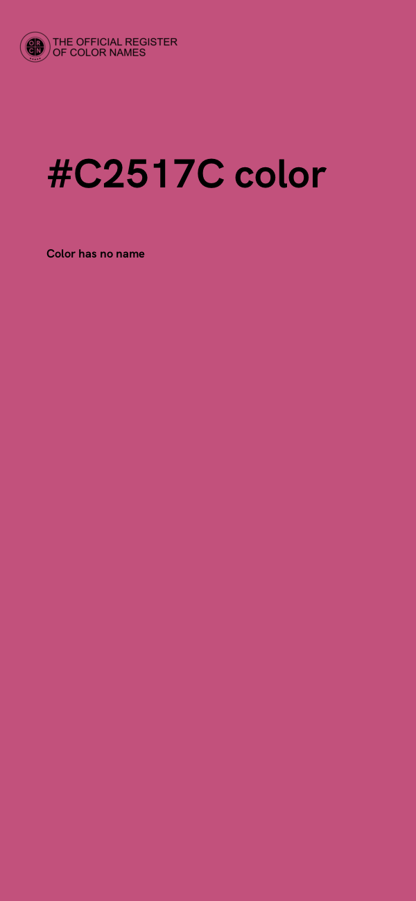 #C2517C color image