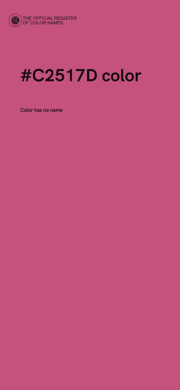 #C2517D color image