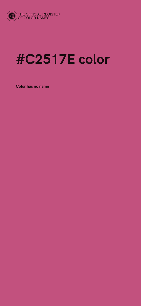 #C2517E color image