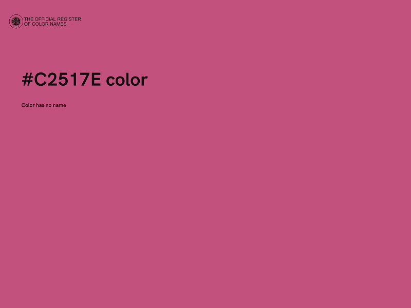 #C2517E color image