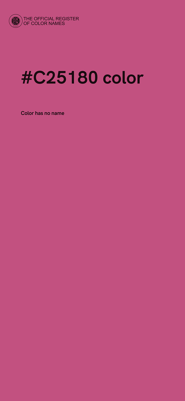 #C25180 color image
