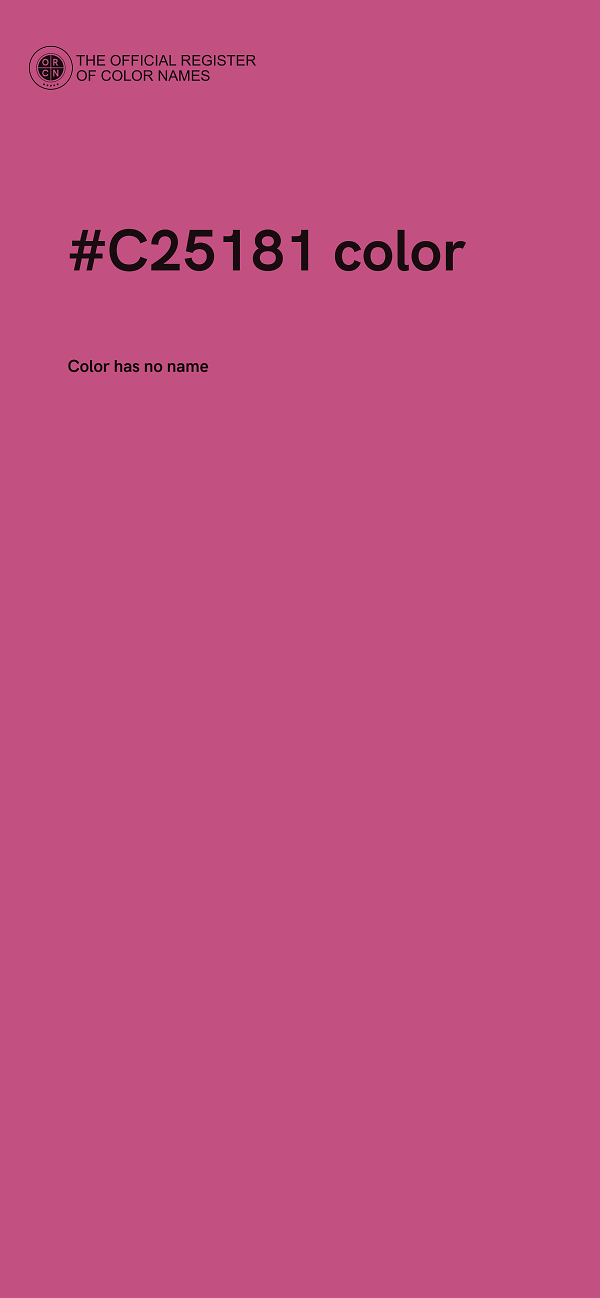 #C25181 color image