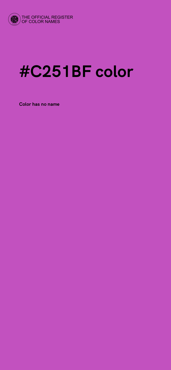 #C251BF color image