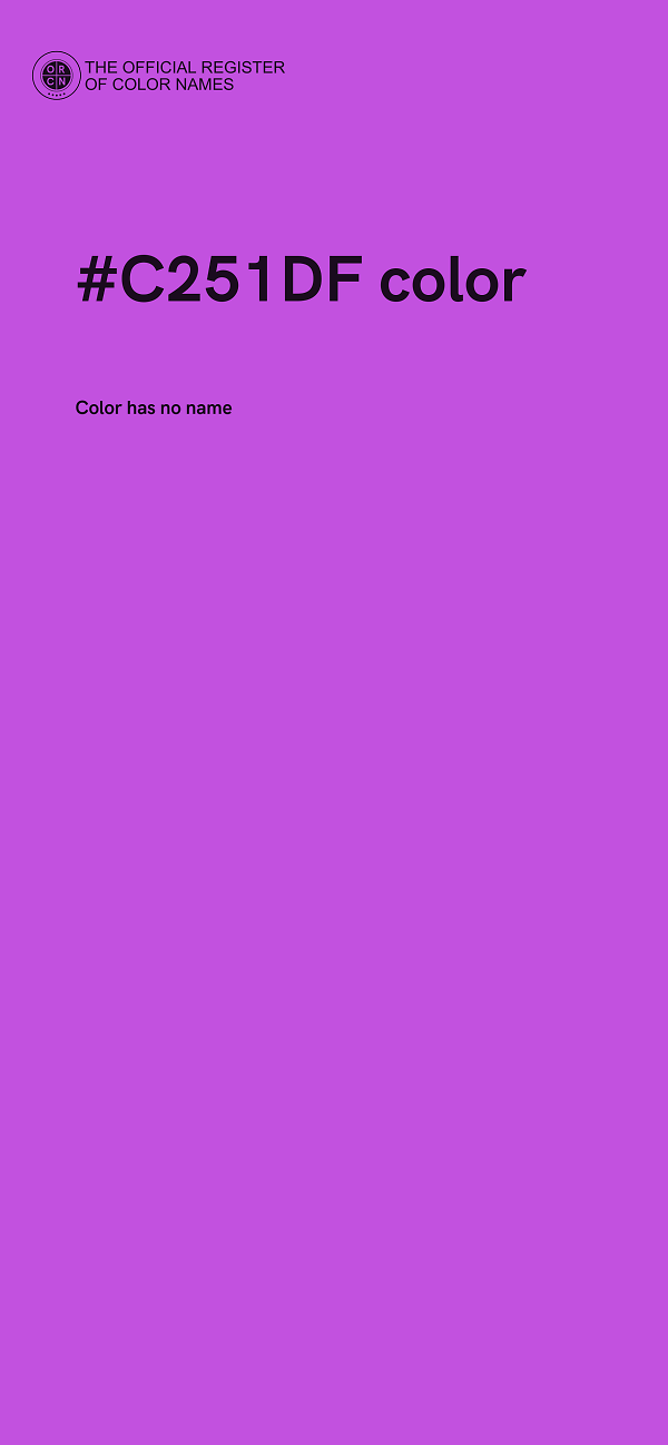 #C251DF color image