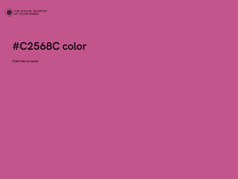 #C2568C color image