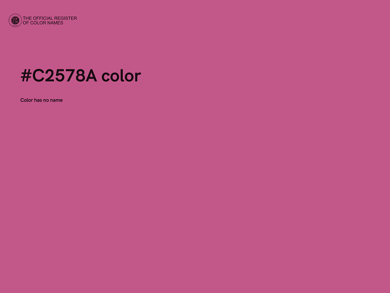 #C2578A color image