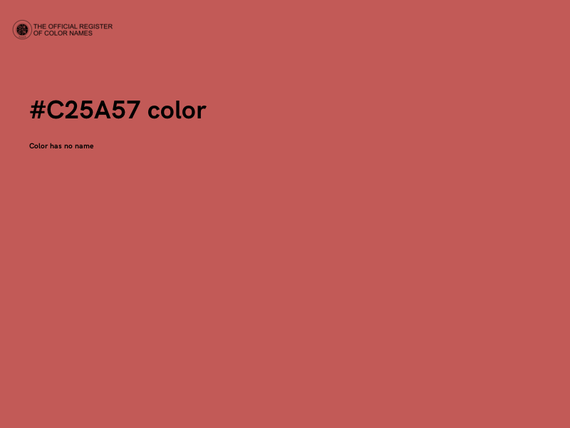 #C25A57 color image