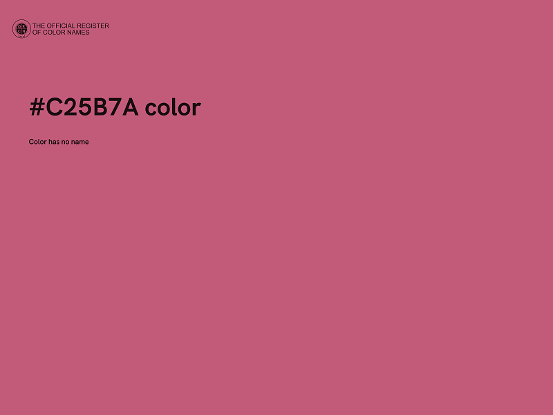 #C25B7A color image