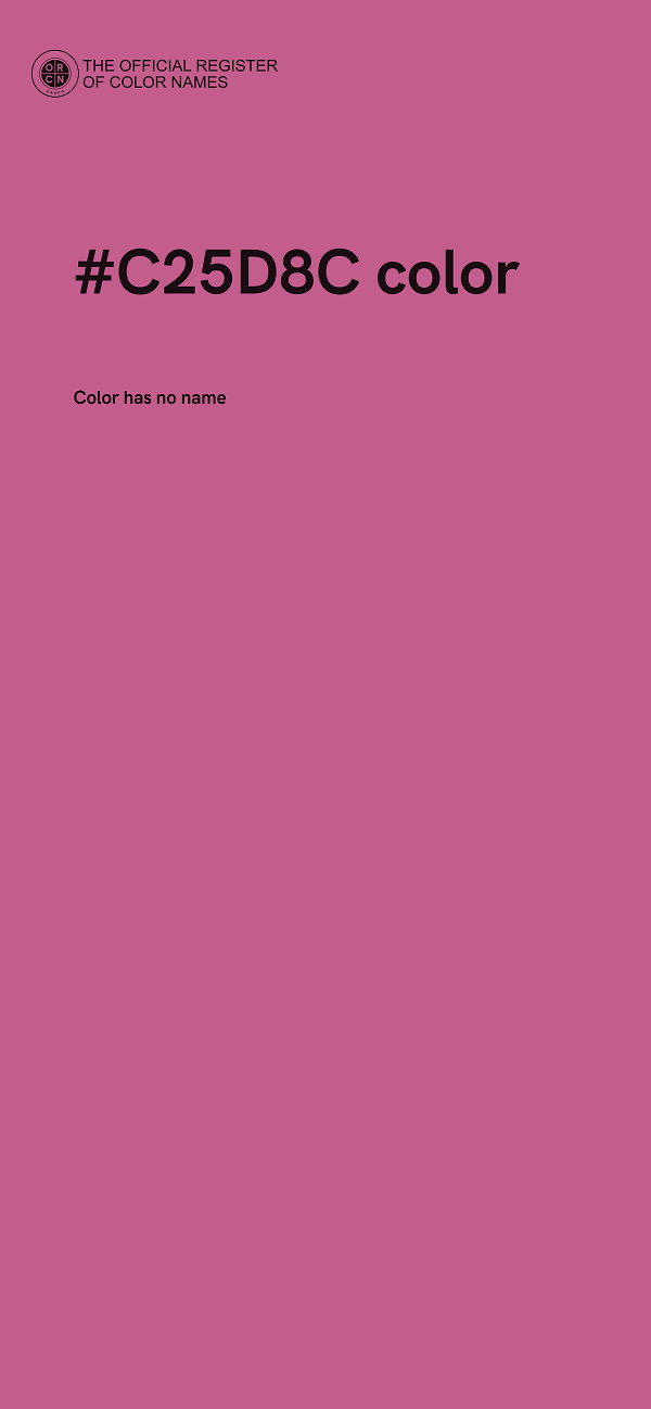 #C25D8C color image