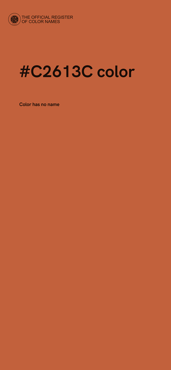 #C2613C color image