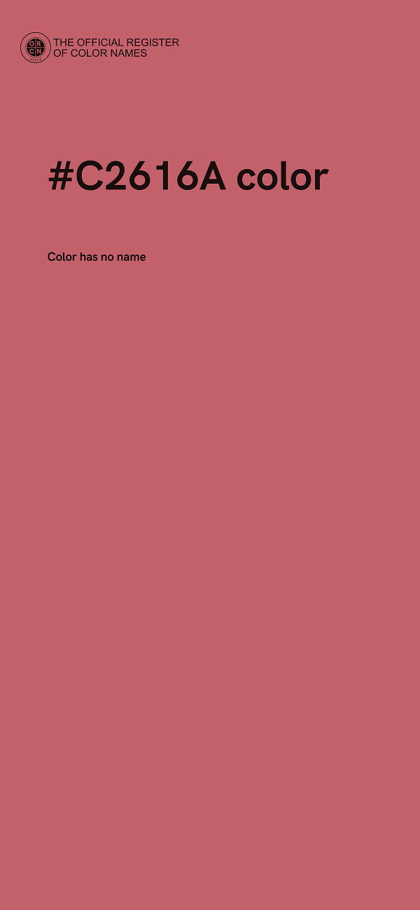 #C2616A color image
