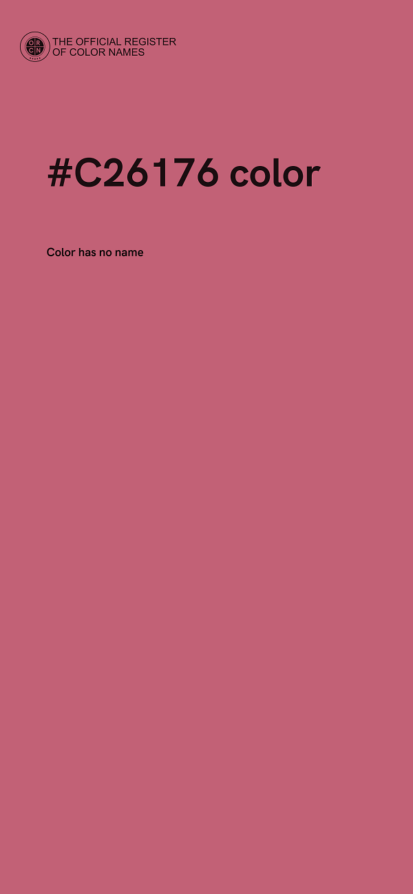 #C26176 color image