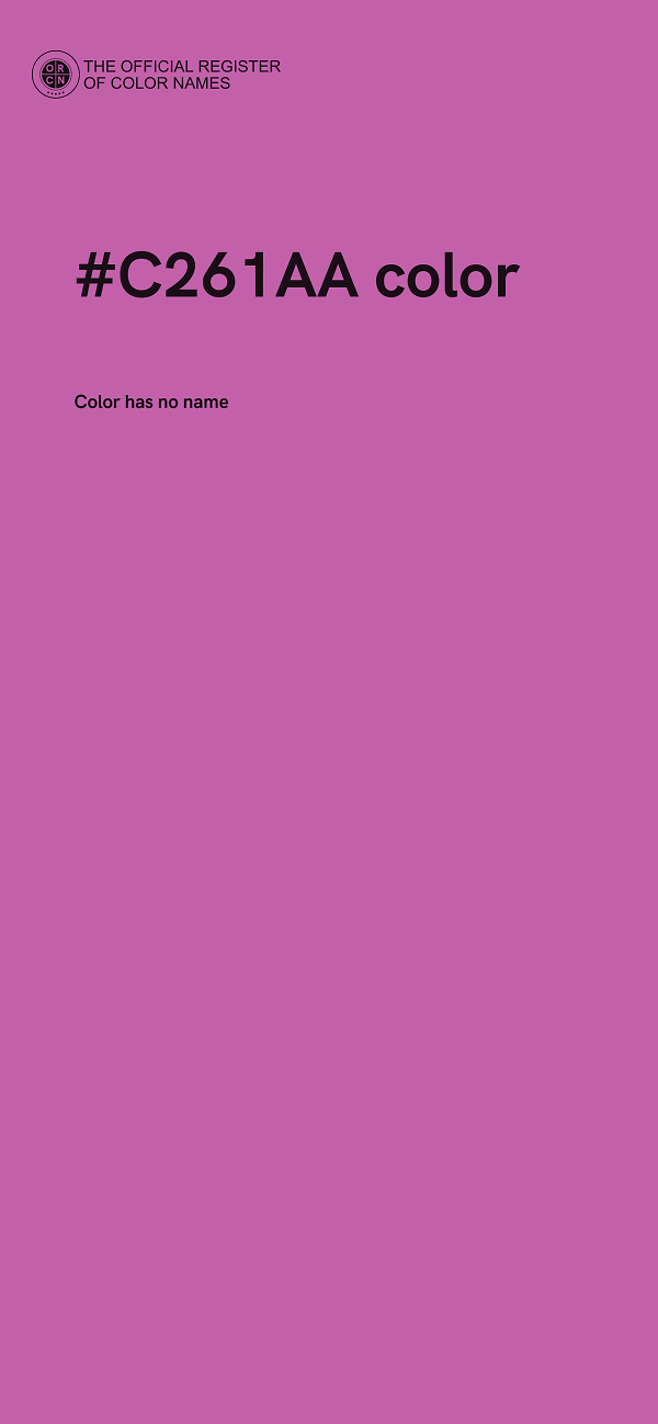 #C261AA color image