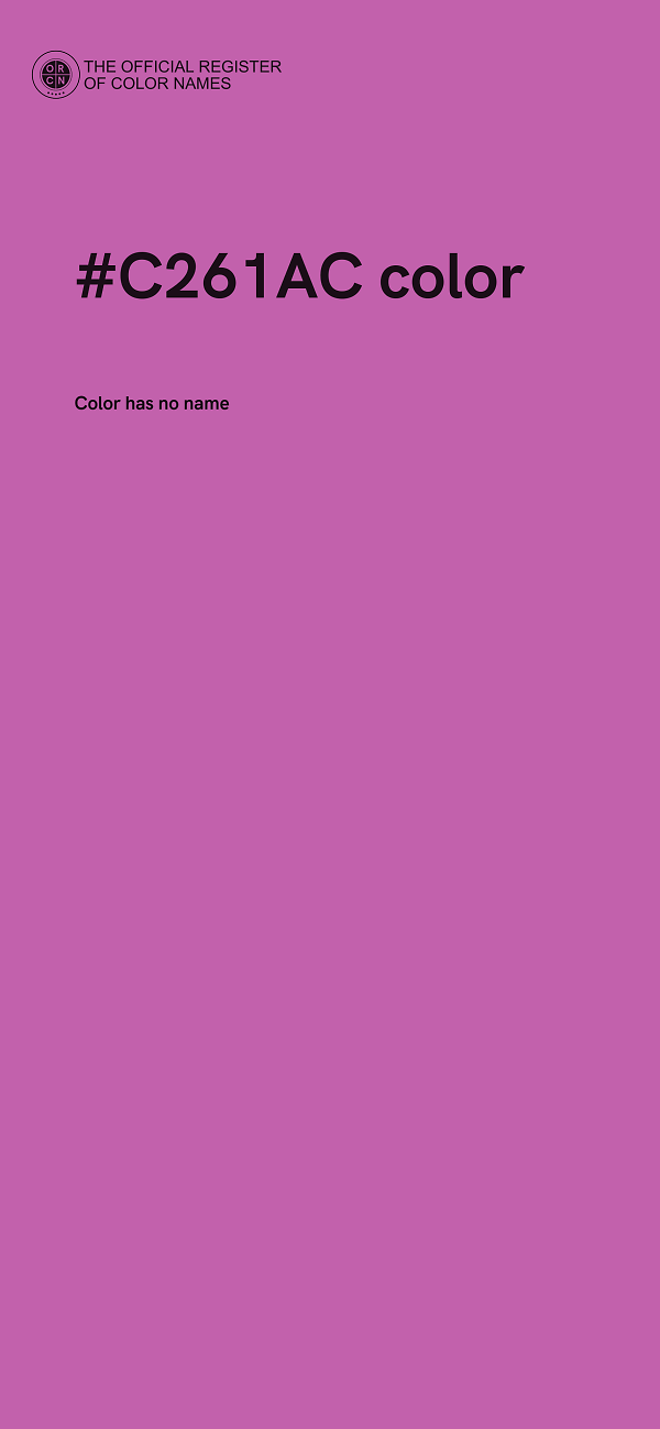#C261AC color image