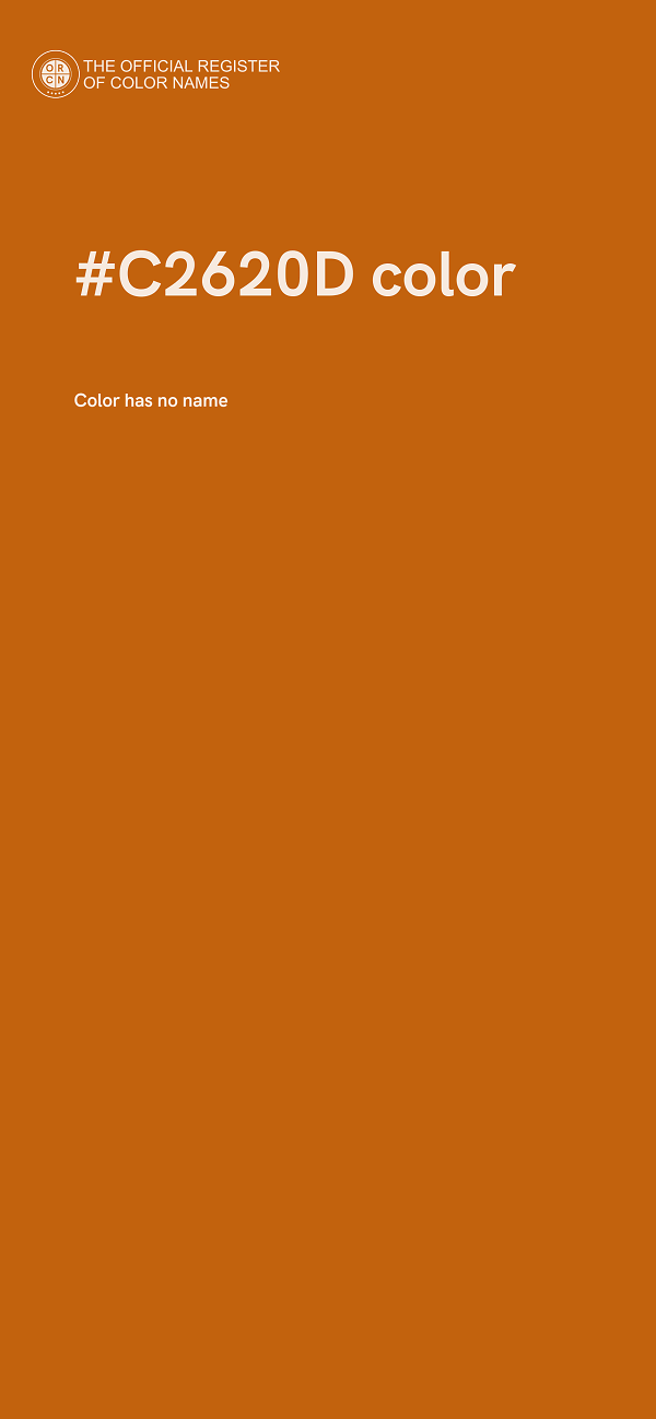 #C2620D color image