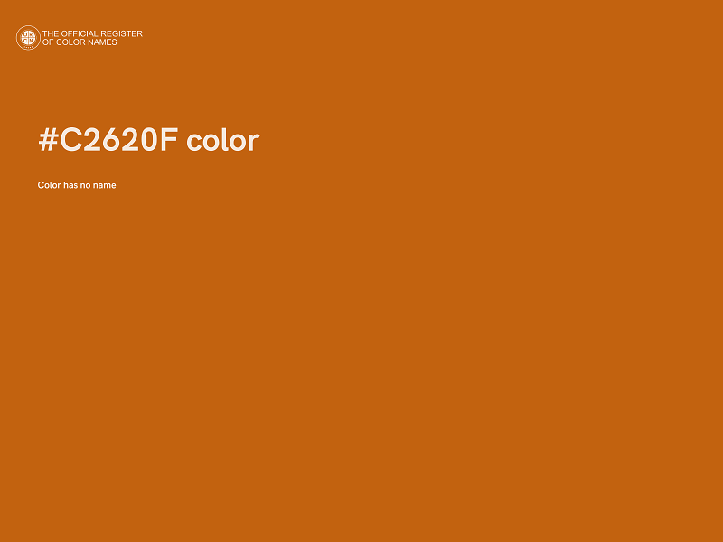 #C2620F color image