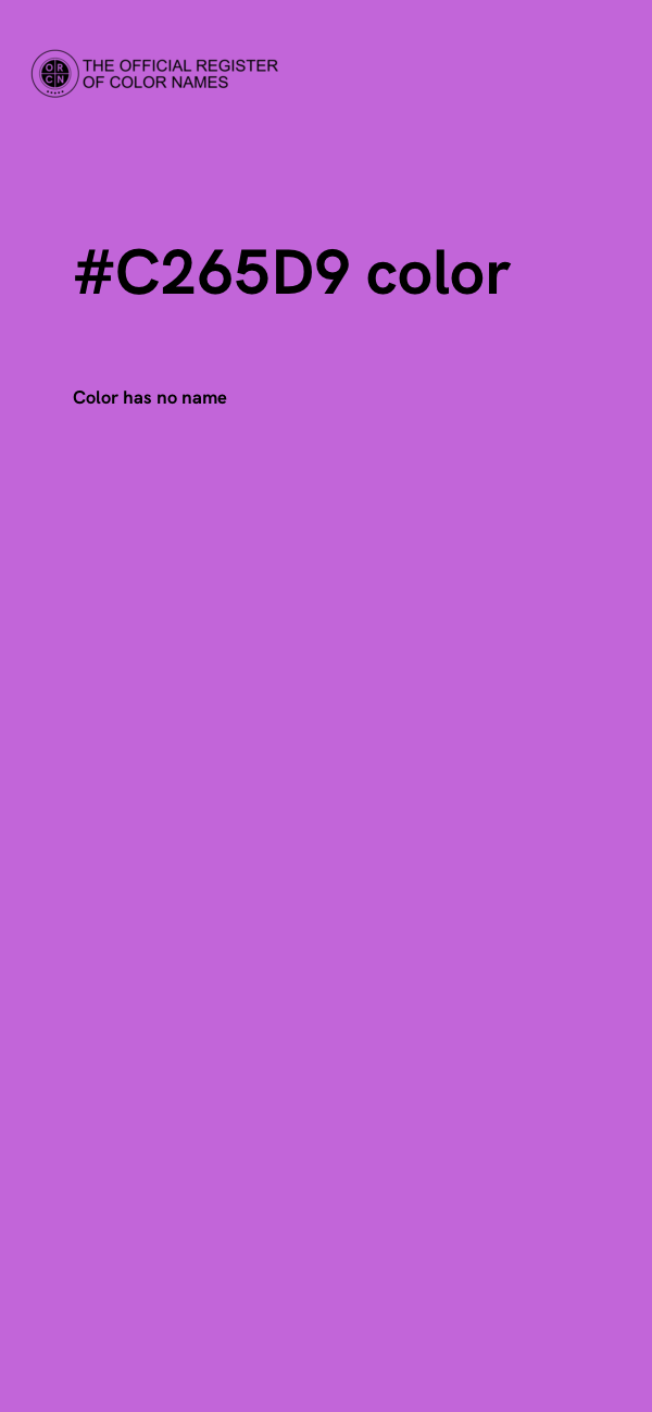 #C265D9 color image