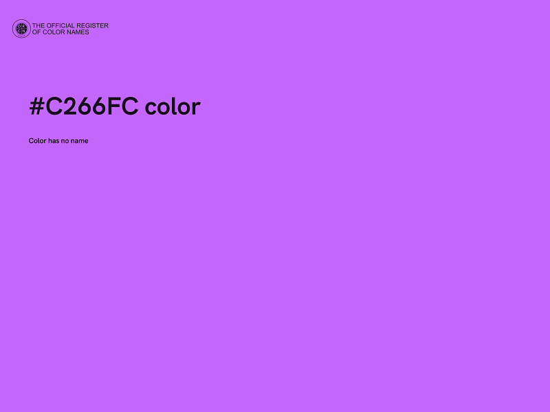 #C266FC color image