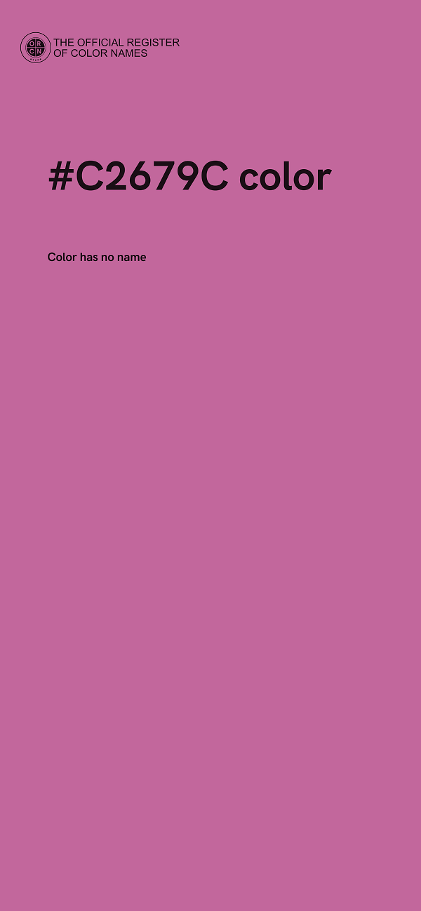 #C2679C color image