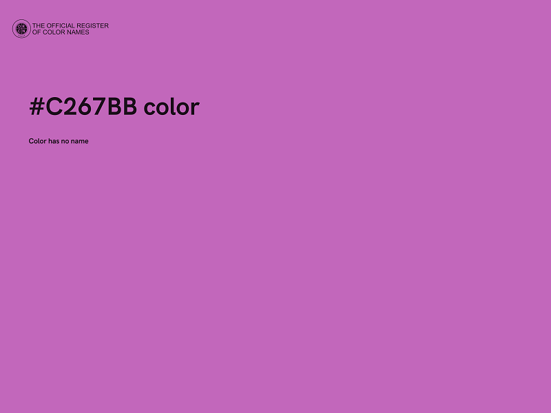 #C267BB color image