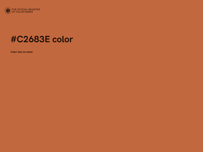 #C2683E color image