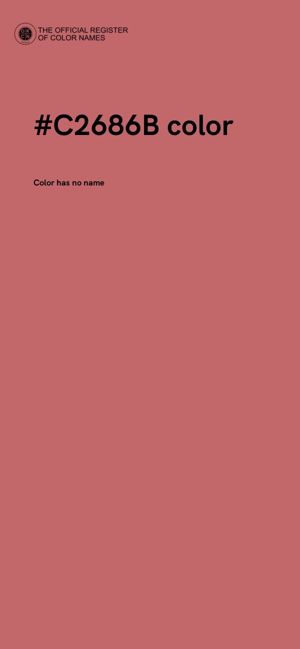 #C2686B color image