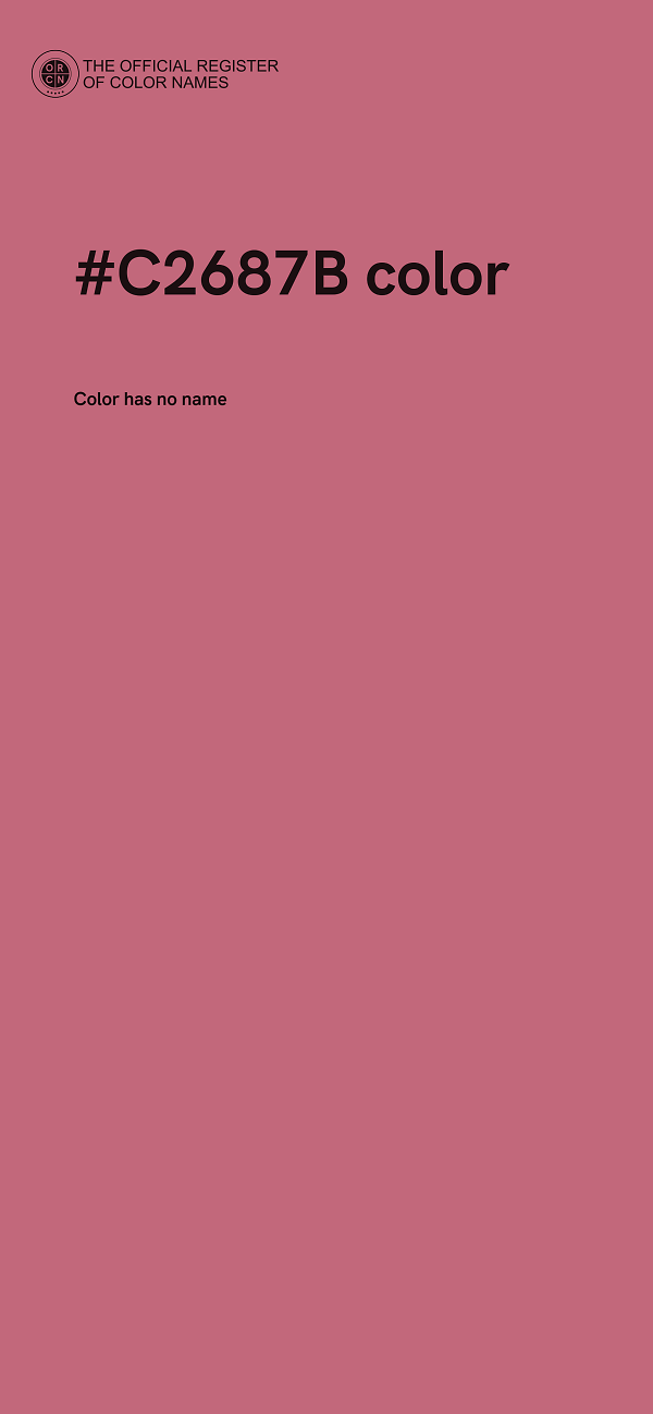 #C2687B color image