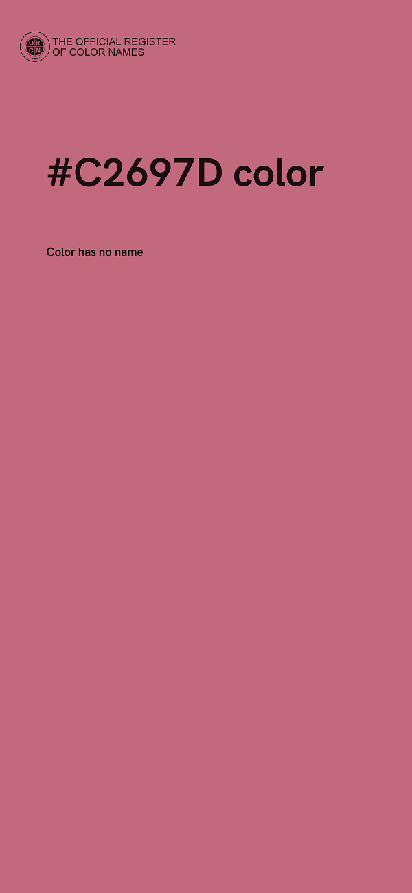#C2697D color image
