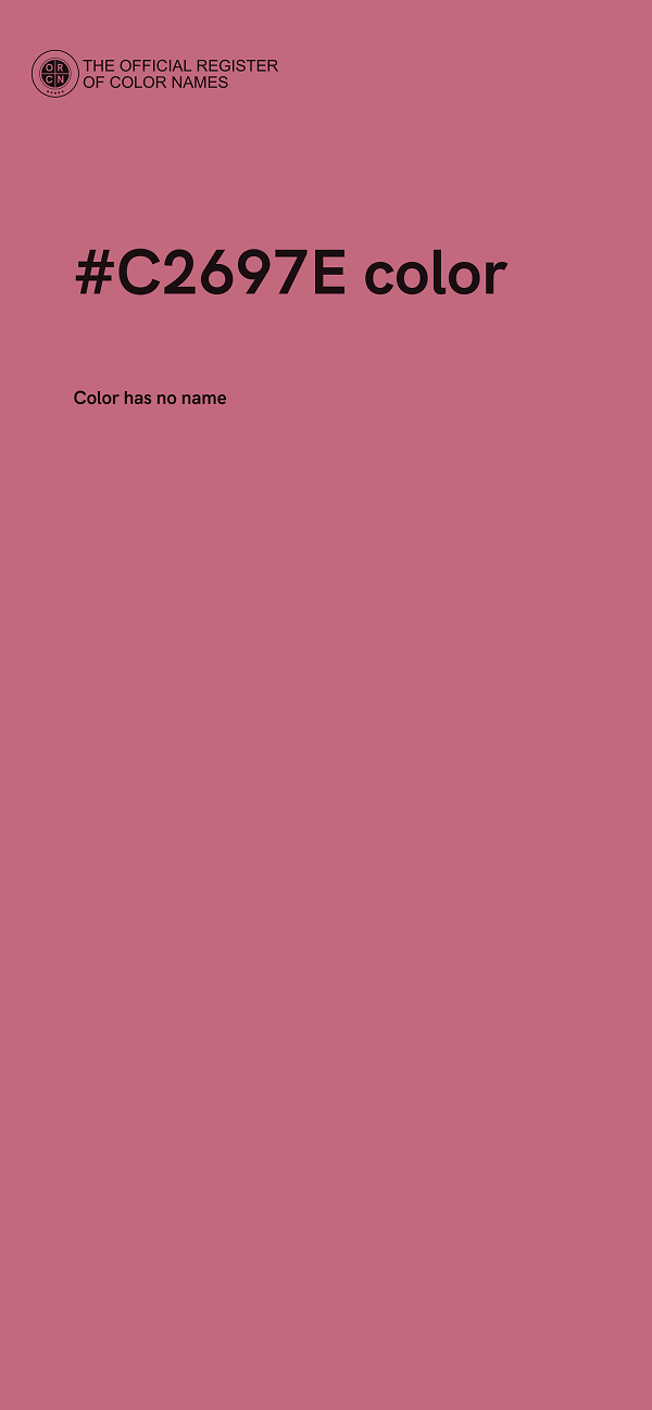 #C2697E color image