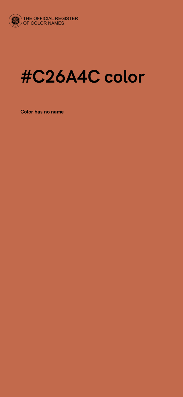 #C26A4C color image