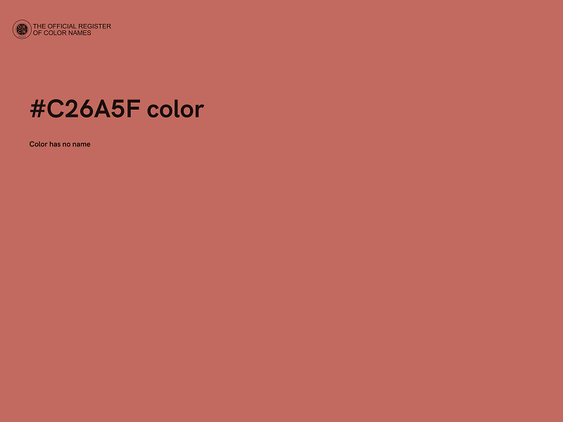 #C26A5F color image