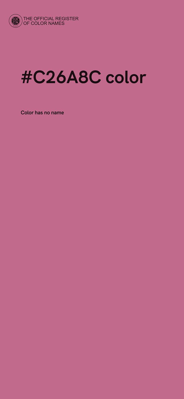 #C26A8C color image