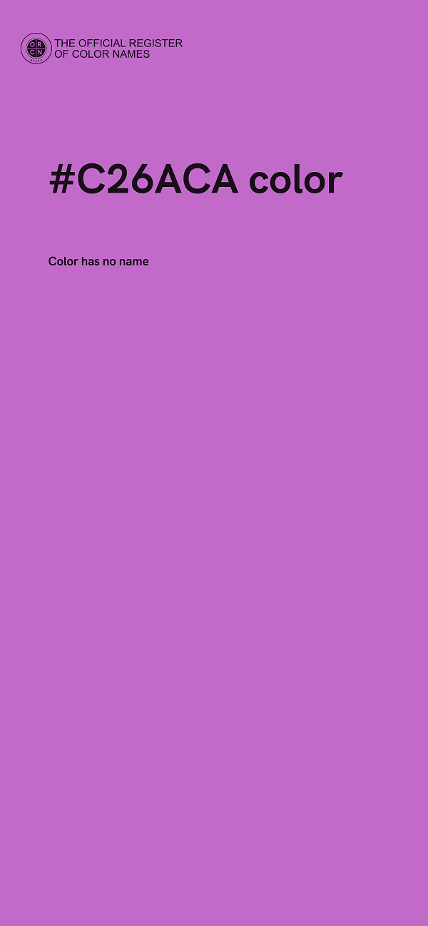 #C26ACA color image
