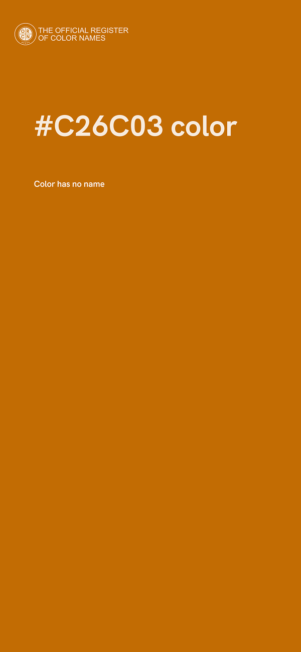 #C26C03 color image