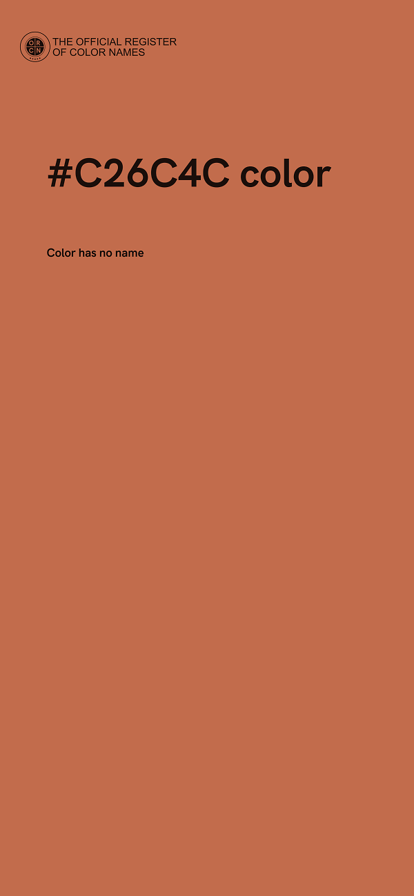 #C26C4C color image