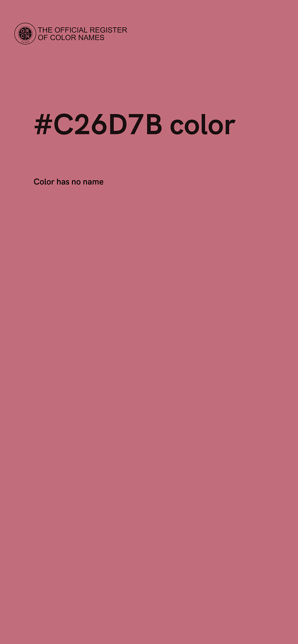 #C26D7B color image