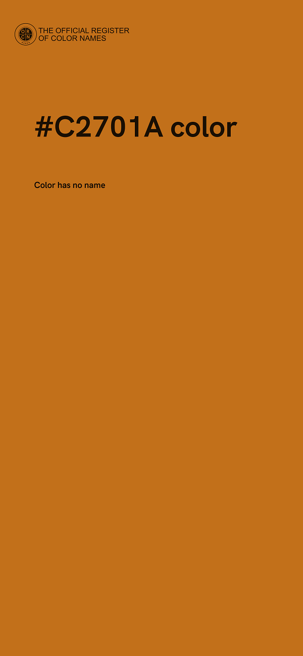 #C2701A color image