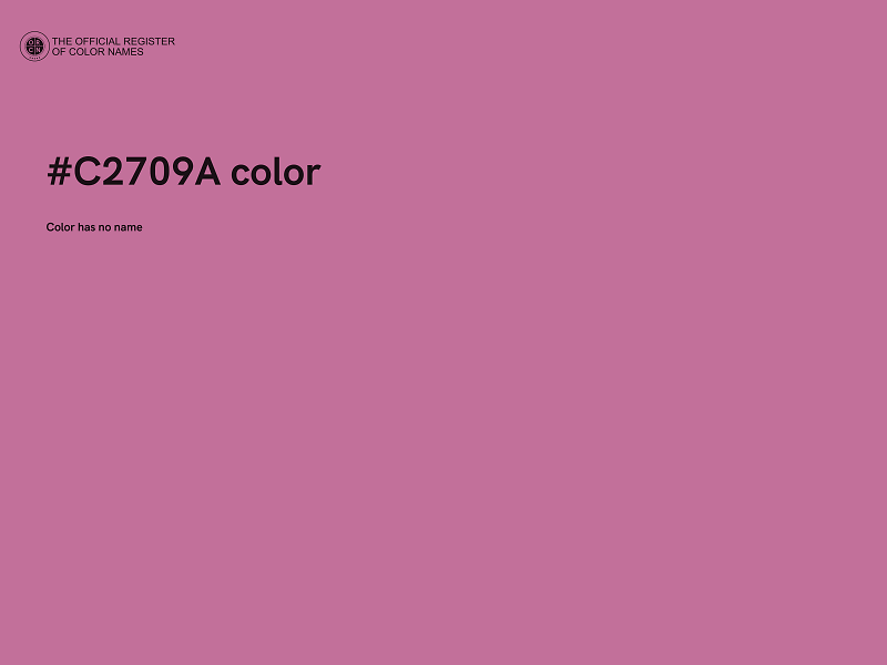 #C2709A color image