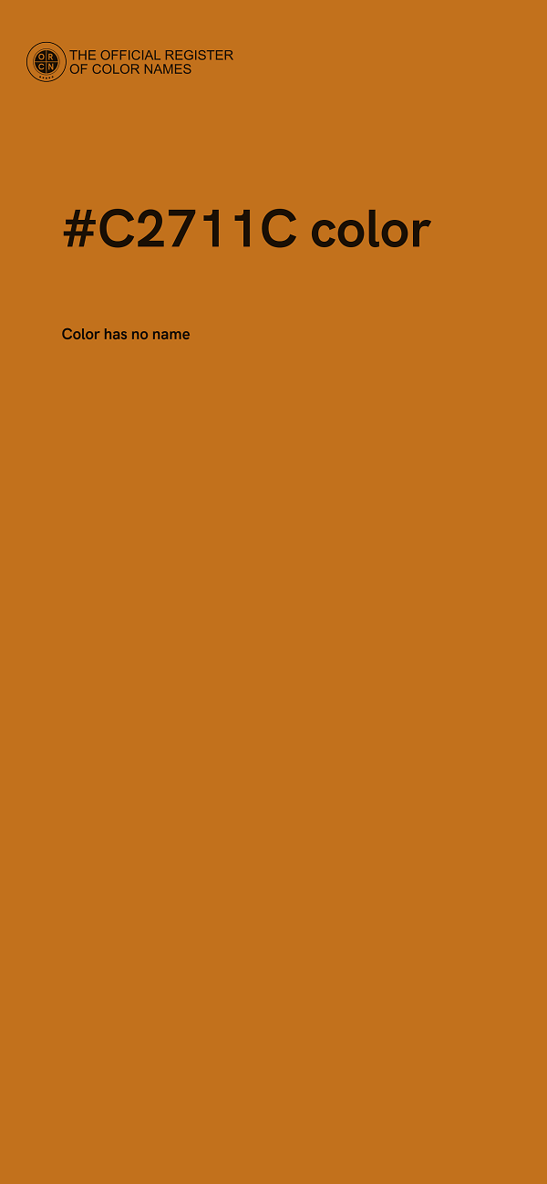 #C2711C color image