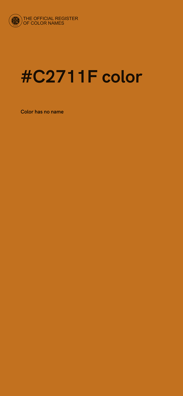 #C2711F color image