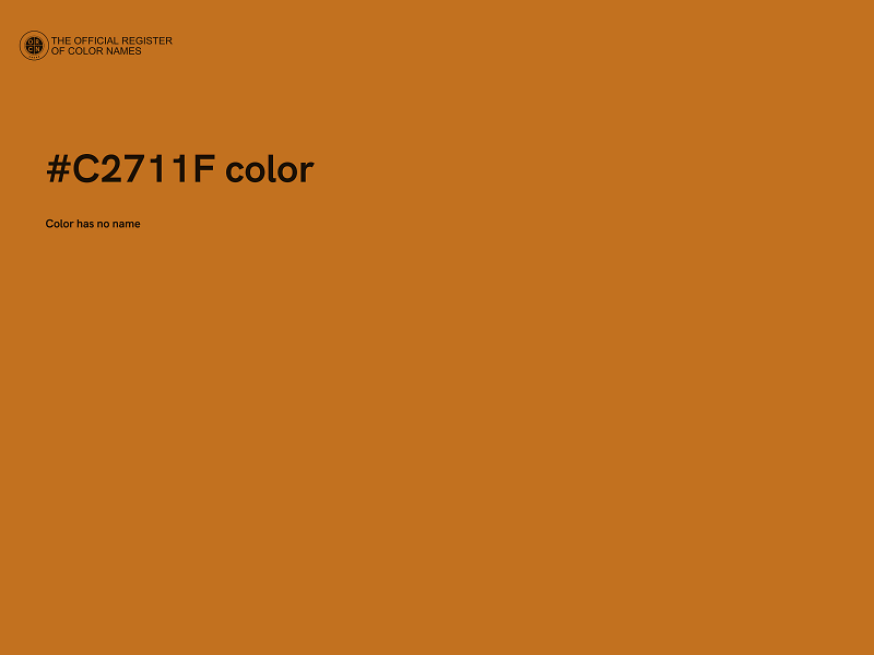 #C2711F color image