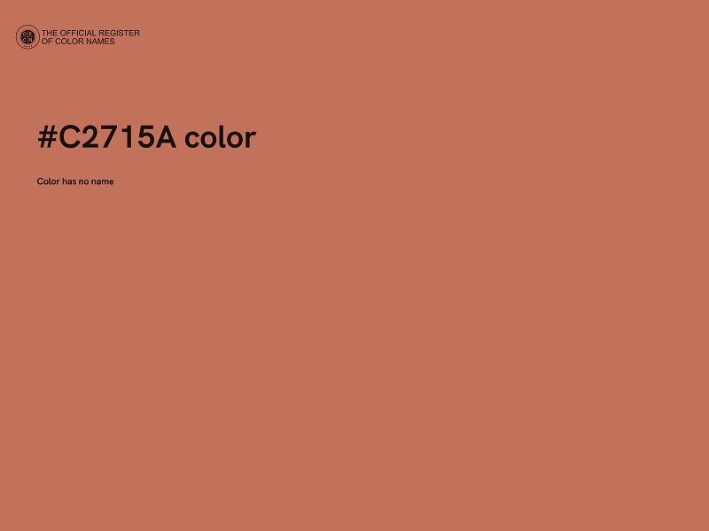 #C2715A color image