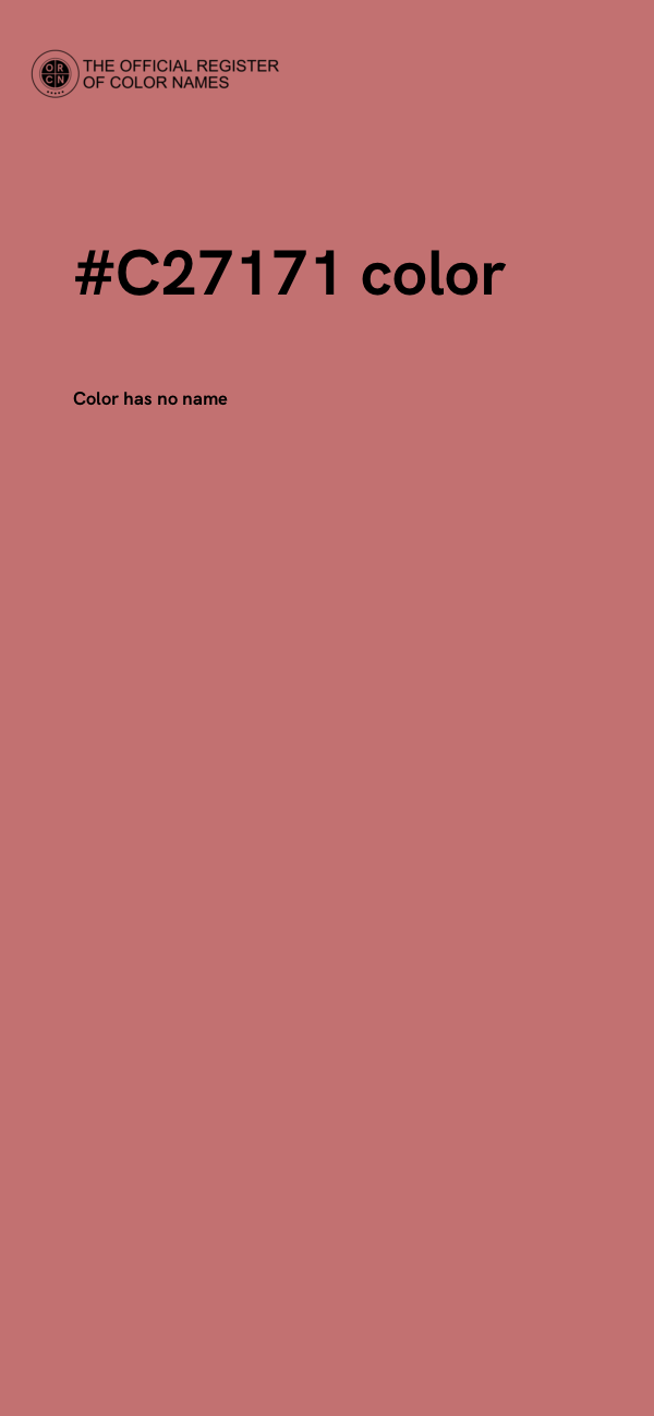 #C27171 color image