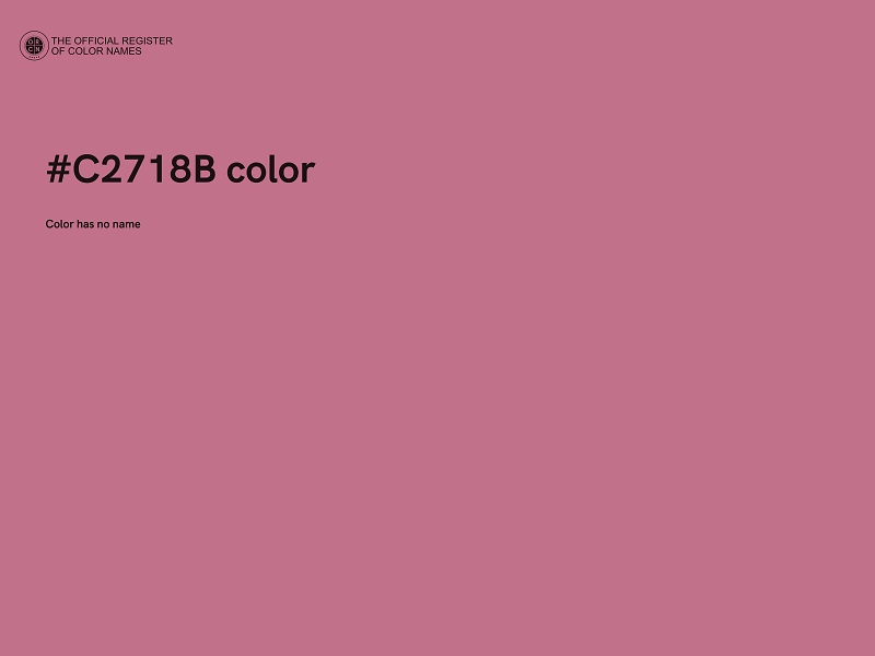 #C2718B color image