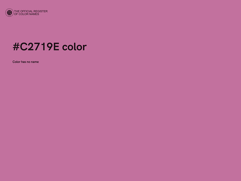 #C2719E color image