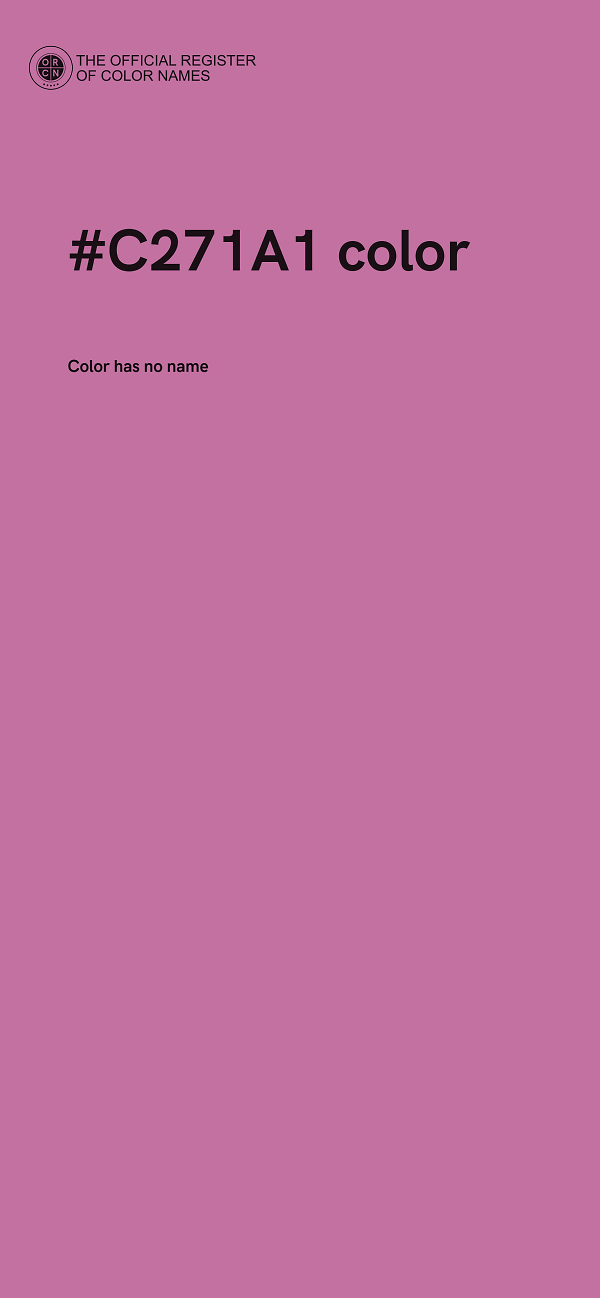 #C271A1 color image