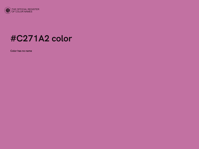 #C271A2 color image