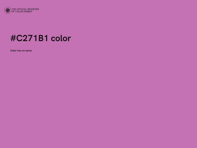 #C271B1 color image