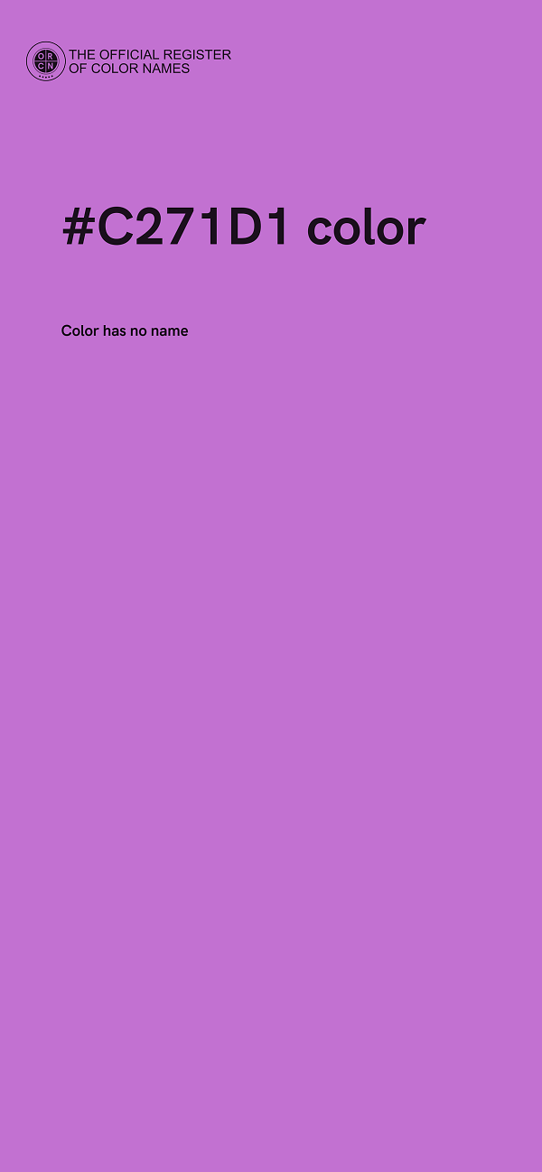 #C271D1 color image